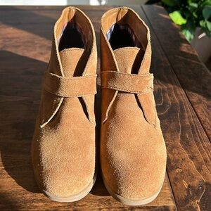 White Mountain Women's Chestnut Brown Suede Wedge Kix Ankle Boots Size 8…